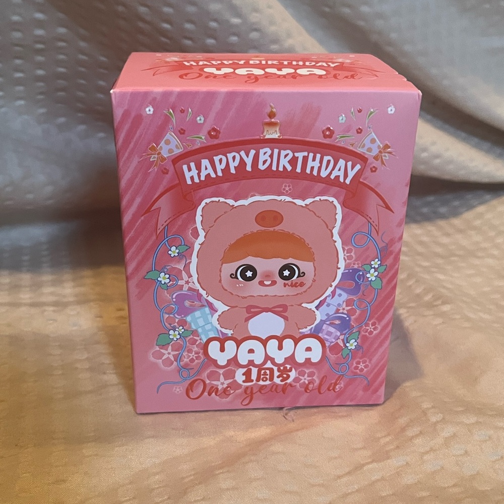 Baby Three Happy Birthday YAYA One Year Old confirmed blind box